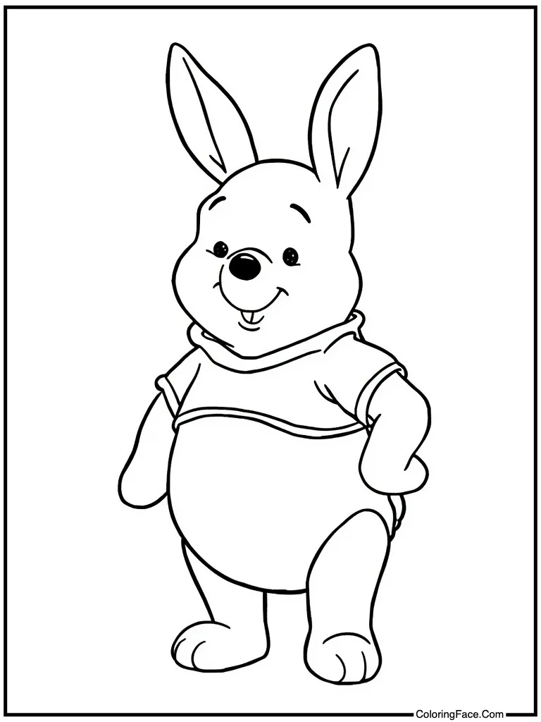 Rabbit looking at watch