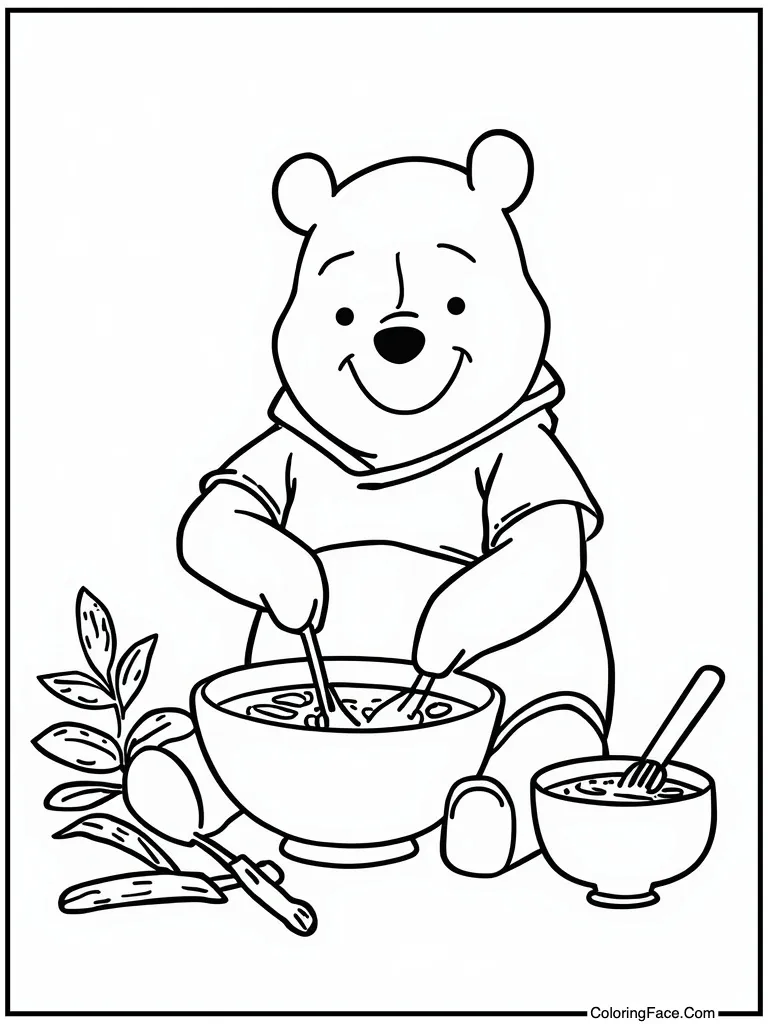 Kanga cooking nice soup