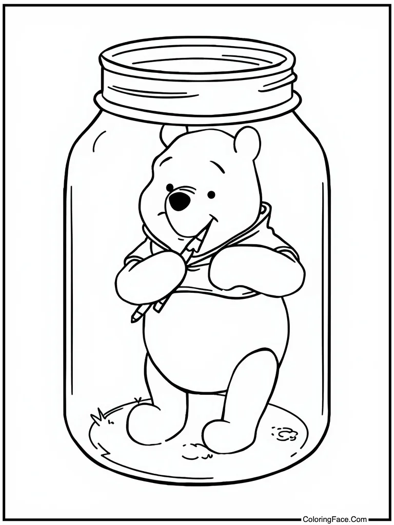 Looking in empty jar