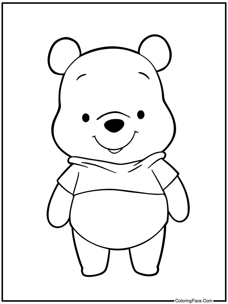 Chibi style cute drawing