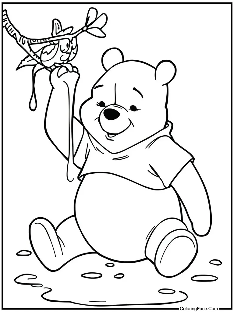 Sweet nectar dripping down