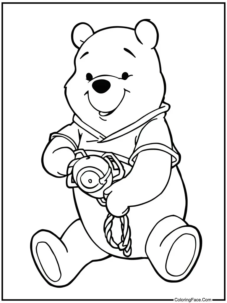 Pulling bear from hole