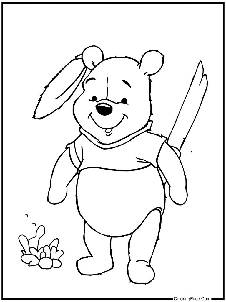 Busy bunny working hard