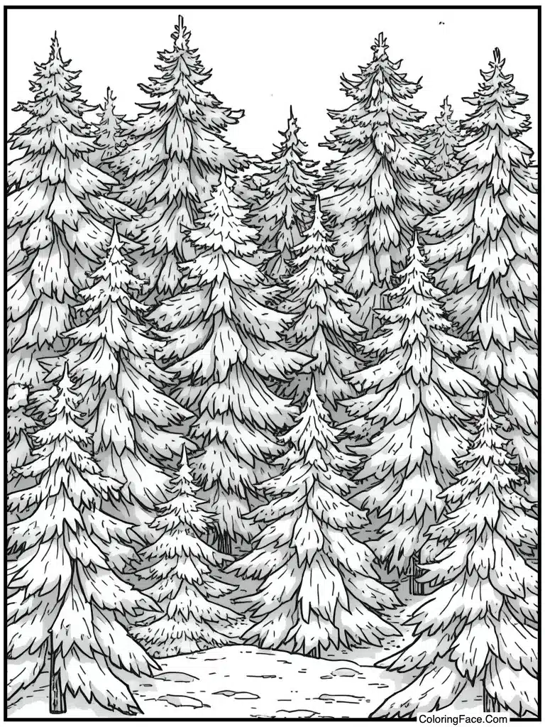 Knitted scarf striped pattern