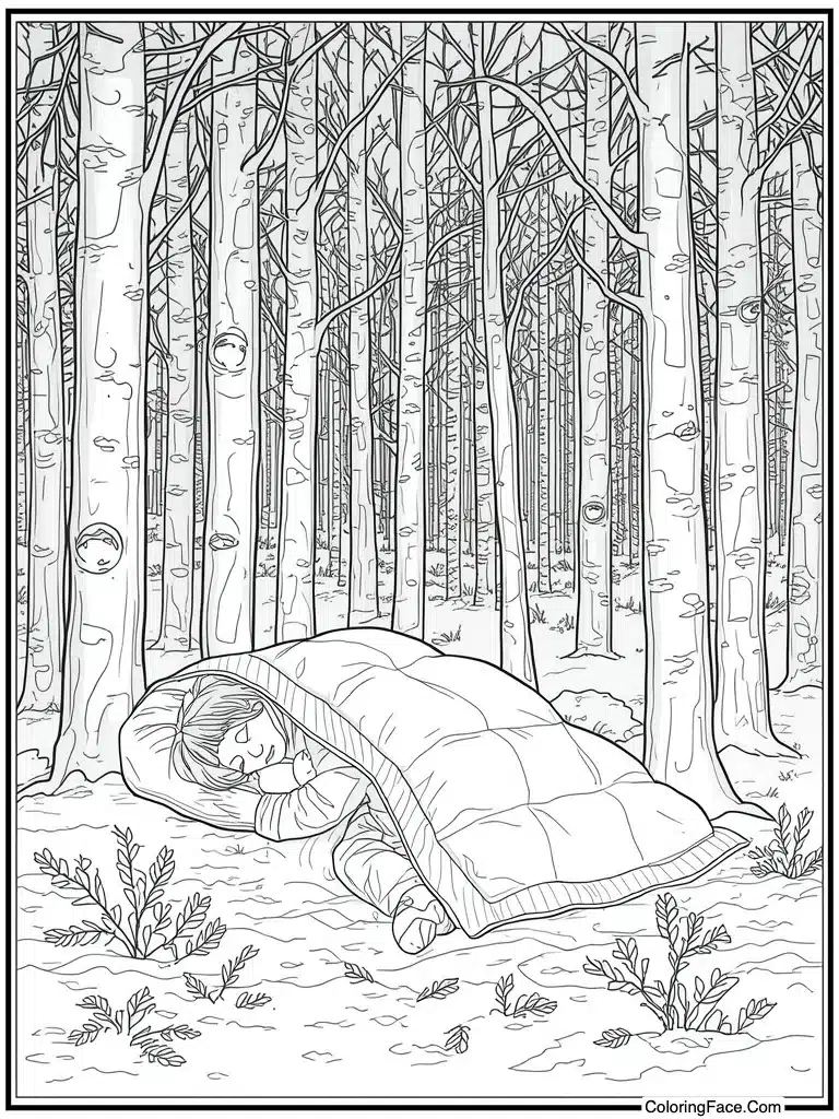 Sleeping under heavy blanket