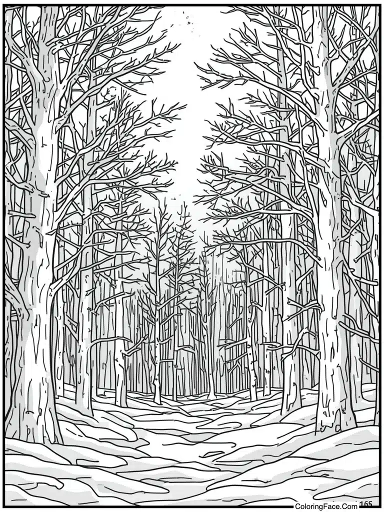 Mandala ice crystal pattern