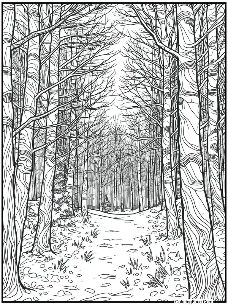 Swirling wind line art