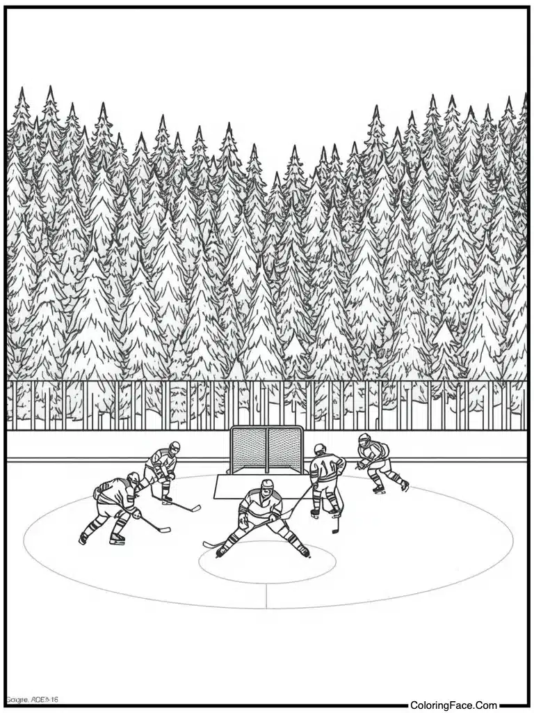 Faceoff at center ice