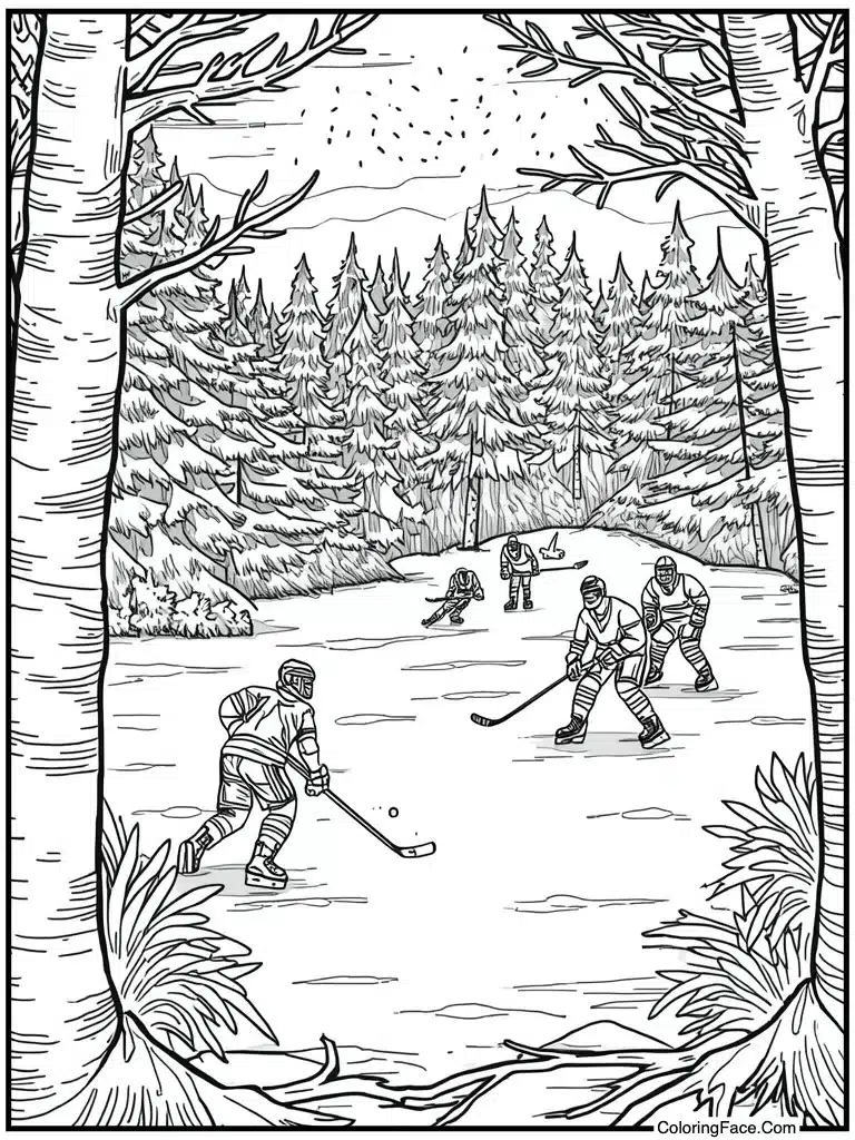 Para ice hockey game