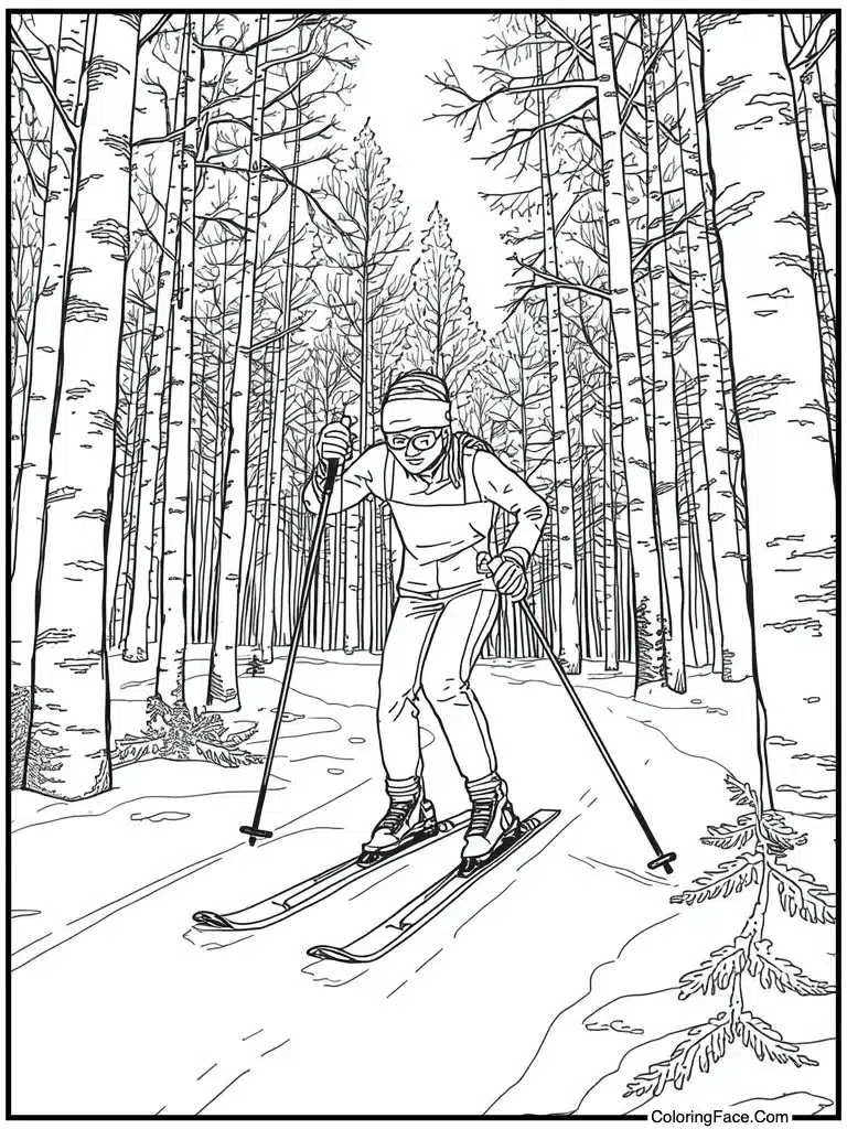 Para Nordic skiing event
