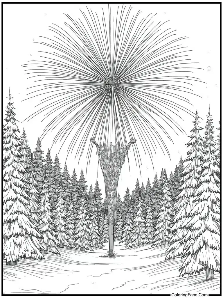 Closing ceremony fireworks display