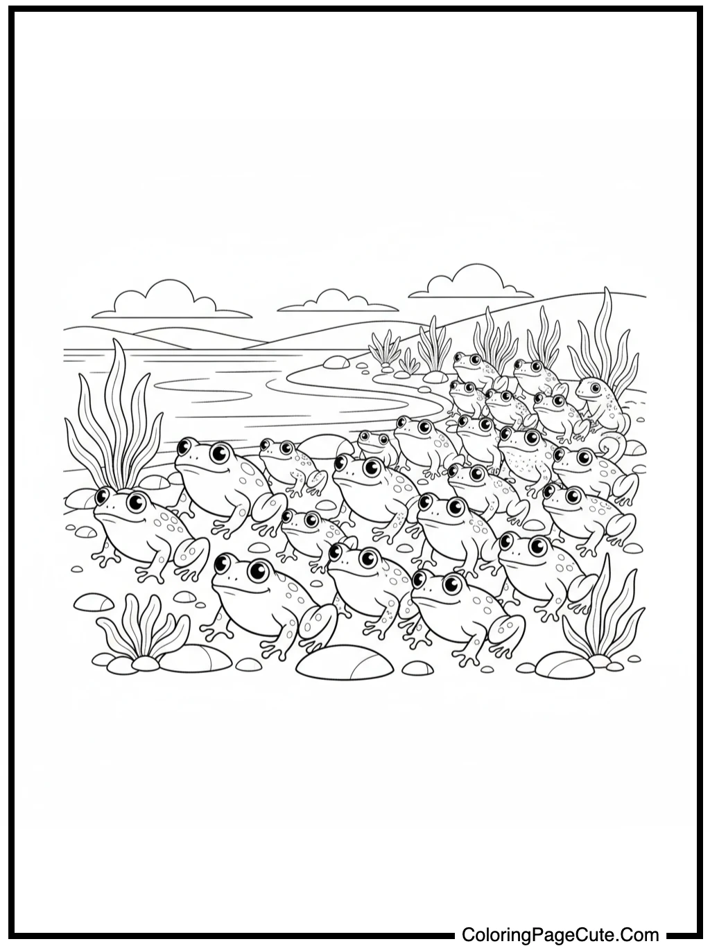 amphibia migrating to new waters