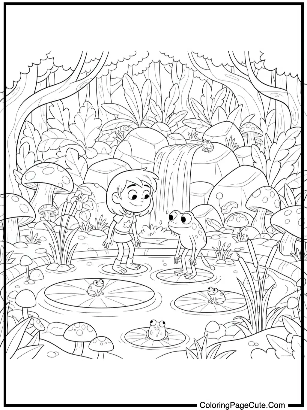 amphibia discovering a hidden pond