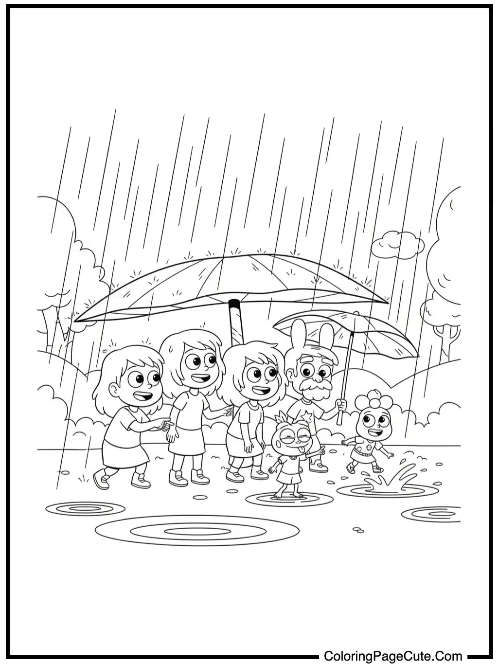 amphibia watching the rain