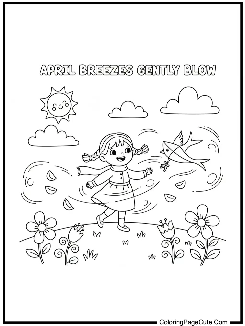 april breezes gently blow