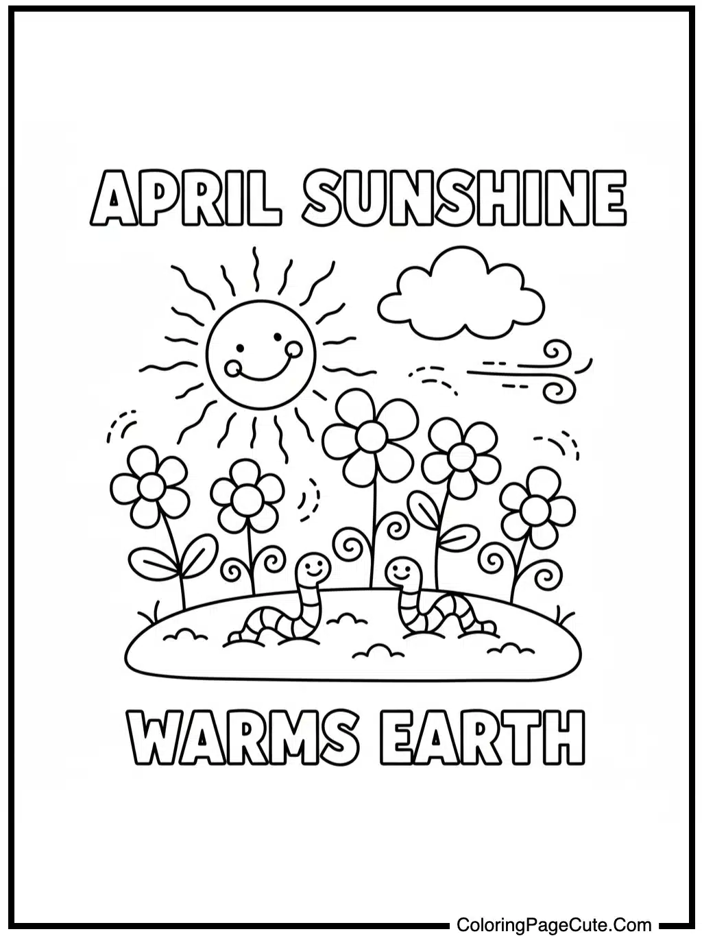 april sunshine warms earth
