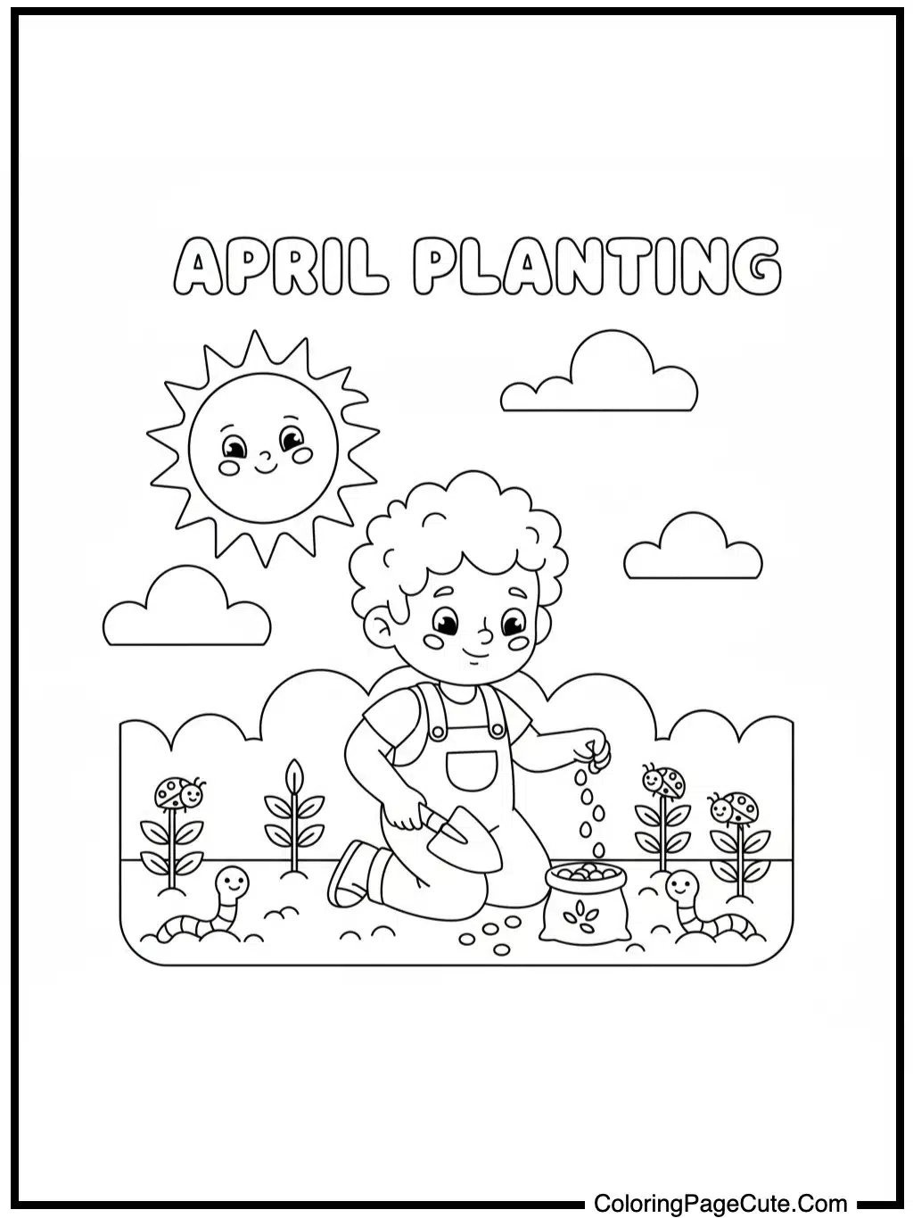 april planting garden seeds