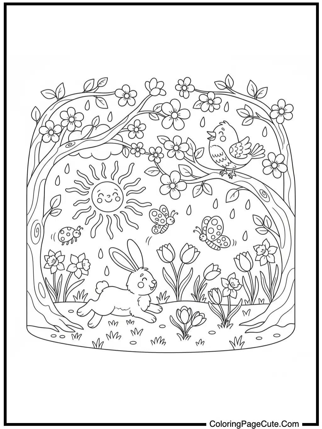 april spring awakening nature