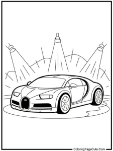 bugatti coloring pages