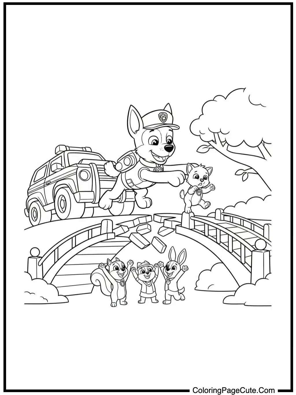 chase paw patrol saves day