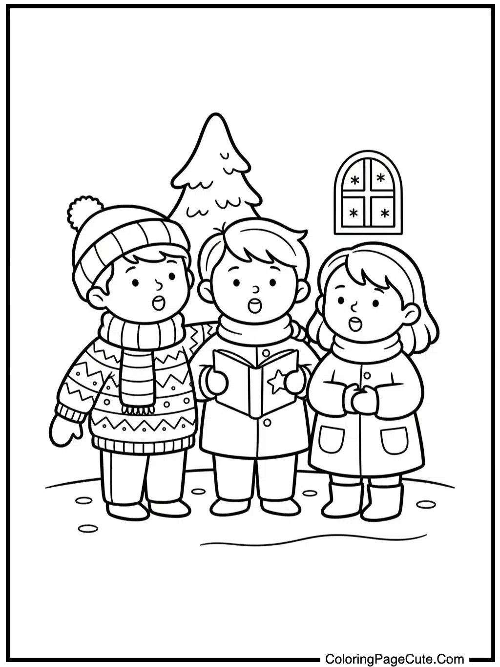 christmas carols echo softly