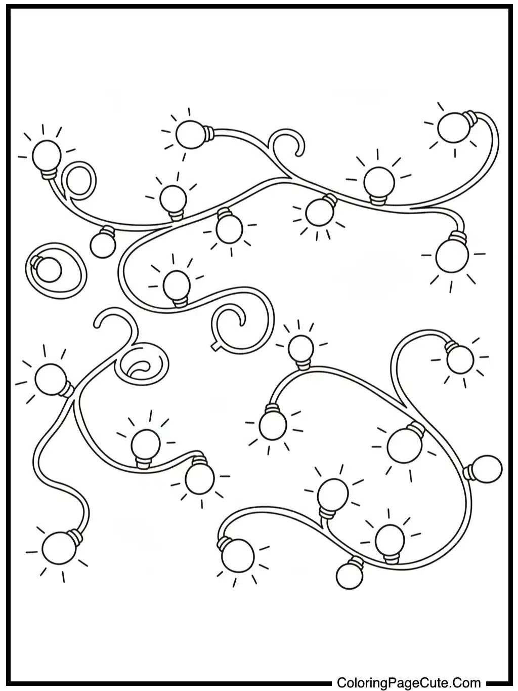 christmas lights twinkle brightly