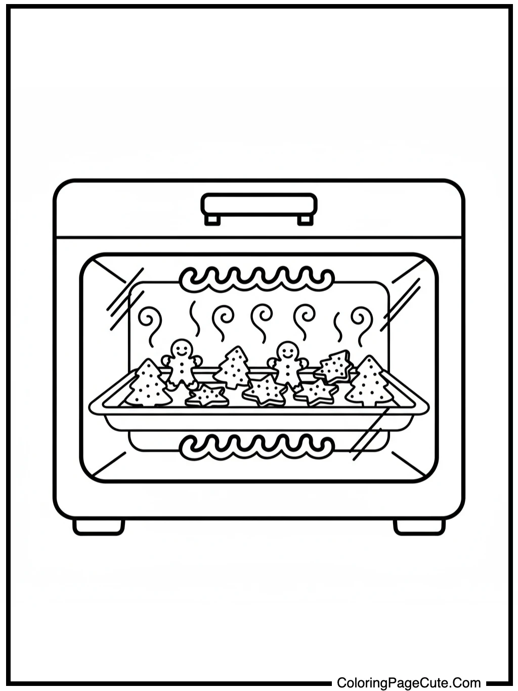 christmas cookies baking now