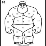 color by numbers printable