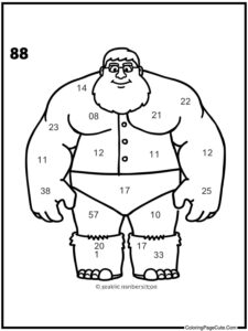 color by numbers printable