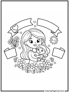 color sheets for mother's day