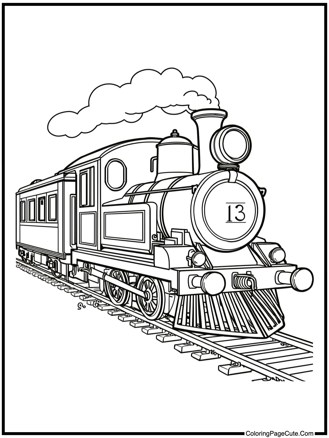 in a snowy landscape