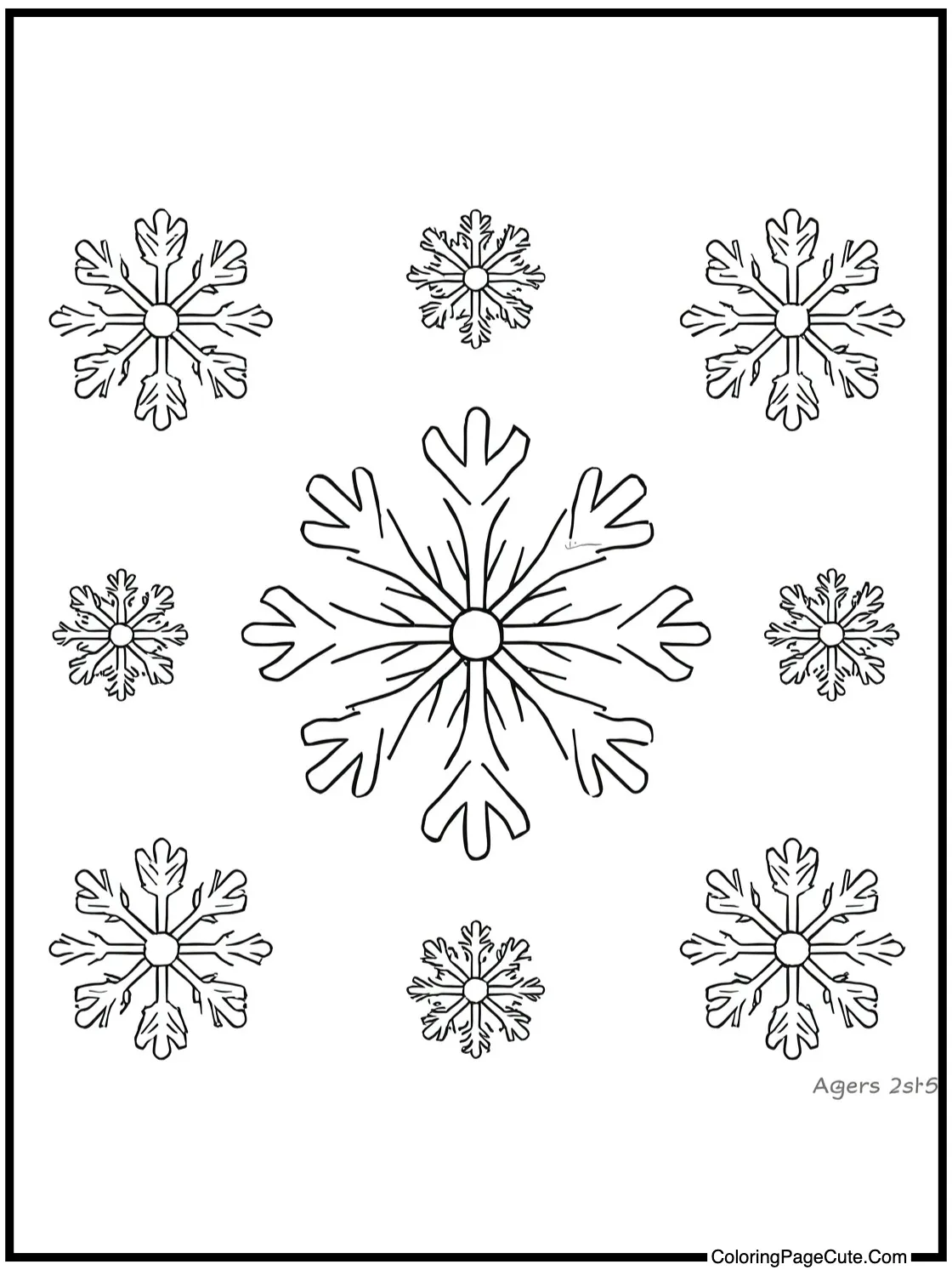 pretty snowflakes