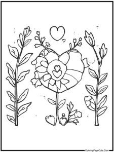 colouring pages february