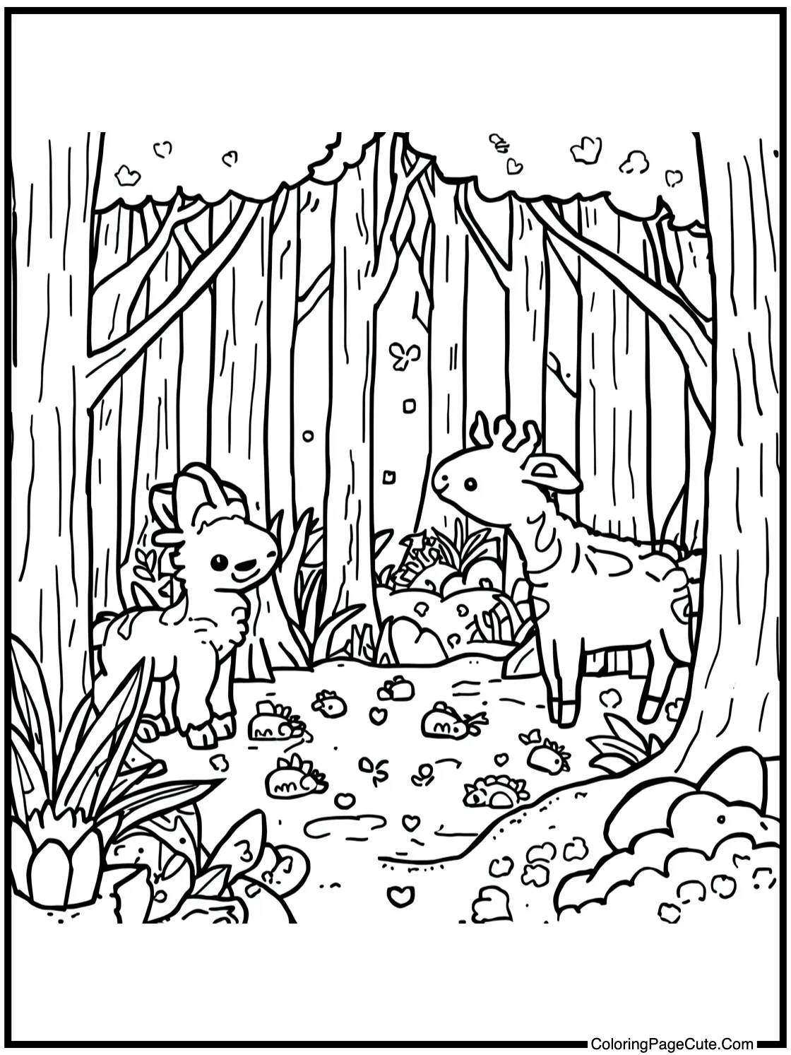 exploring a magic forest