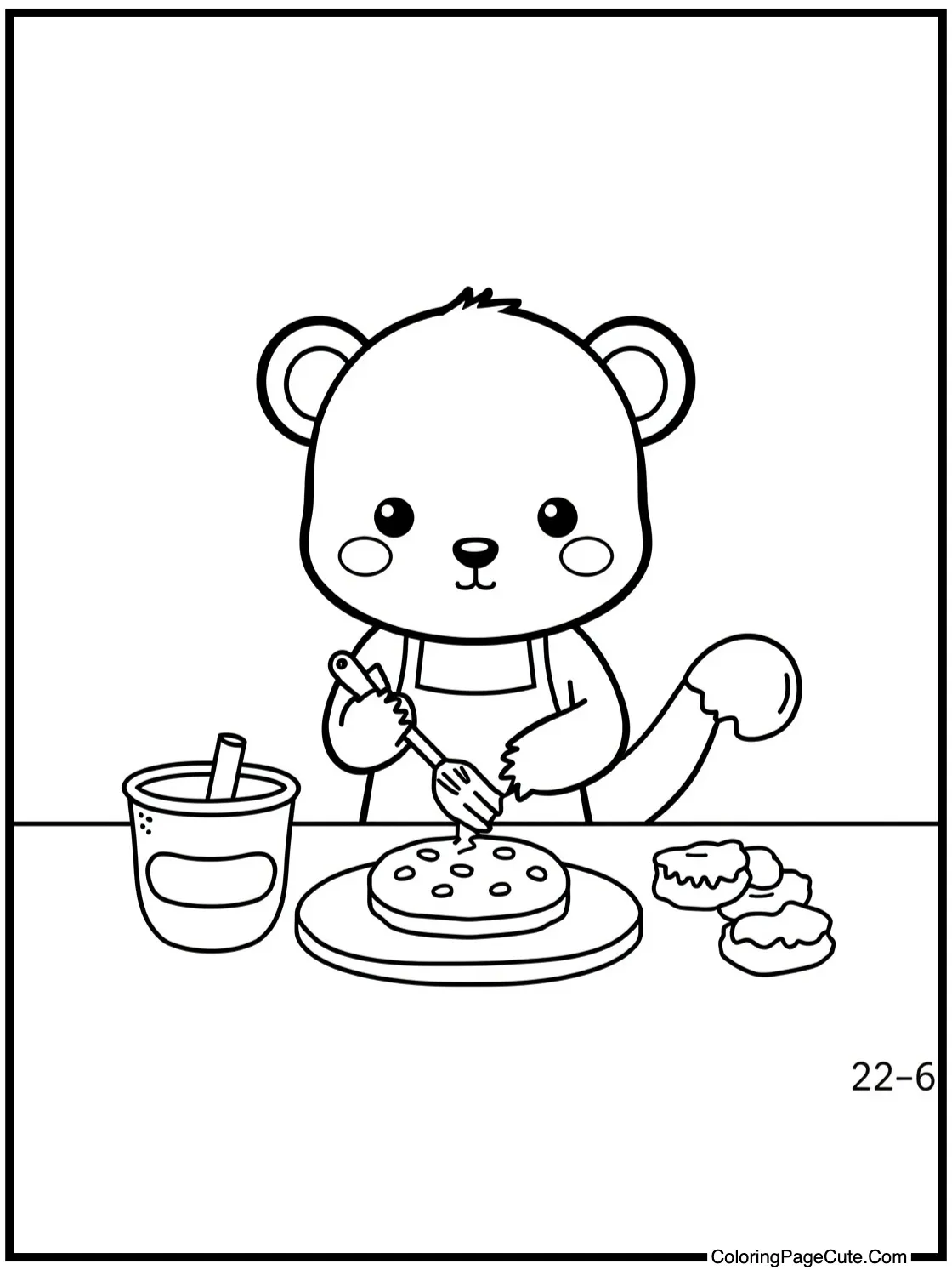 baking delicious cookies