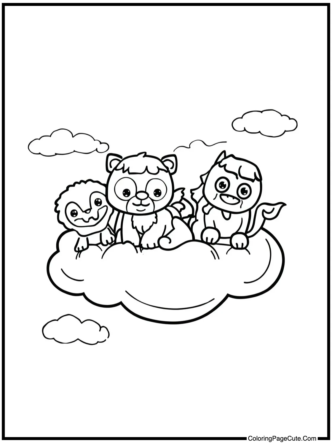 floating on a soft cloud