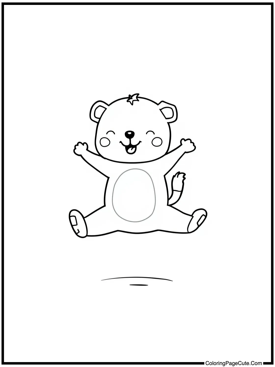 jumping for pure joy