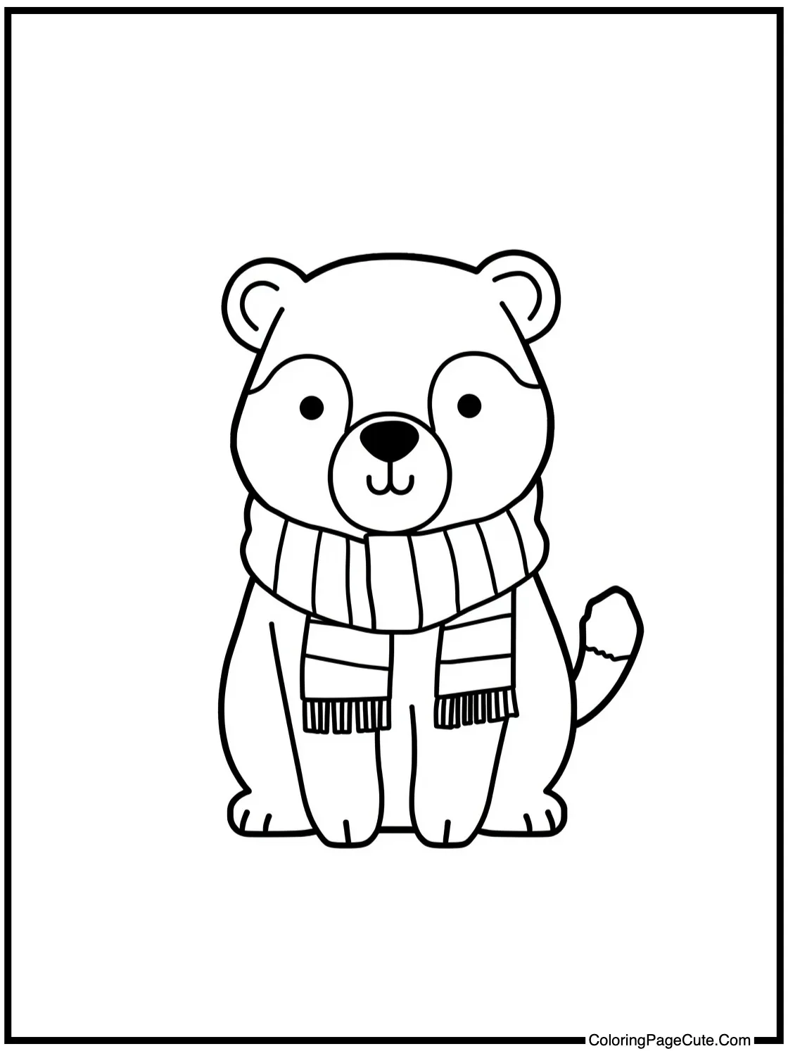 wearing warm scarves