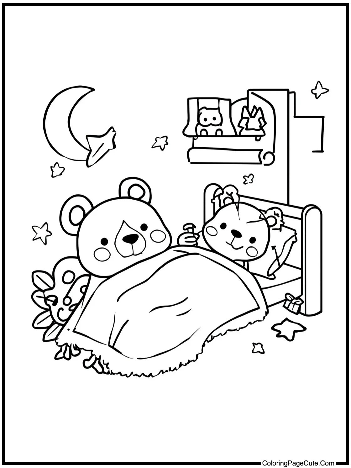 telling bedtime stories