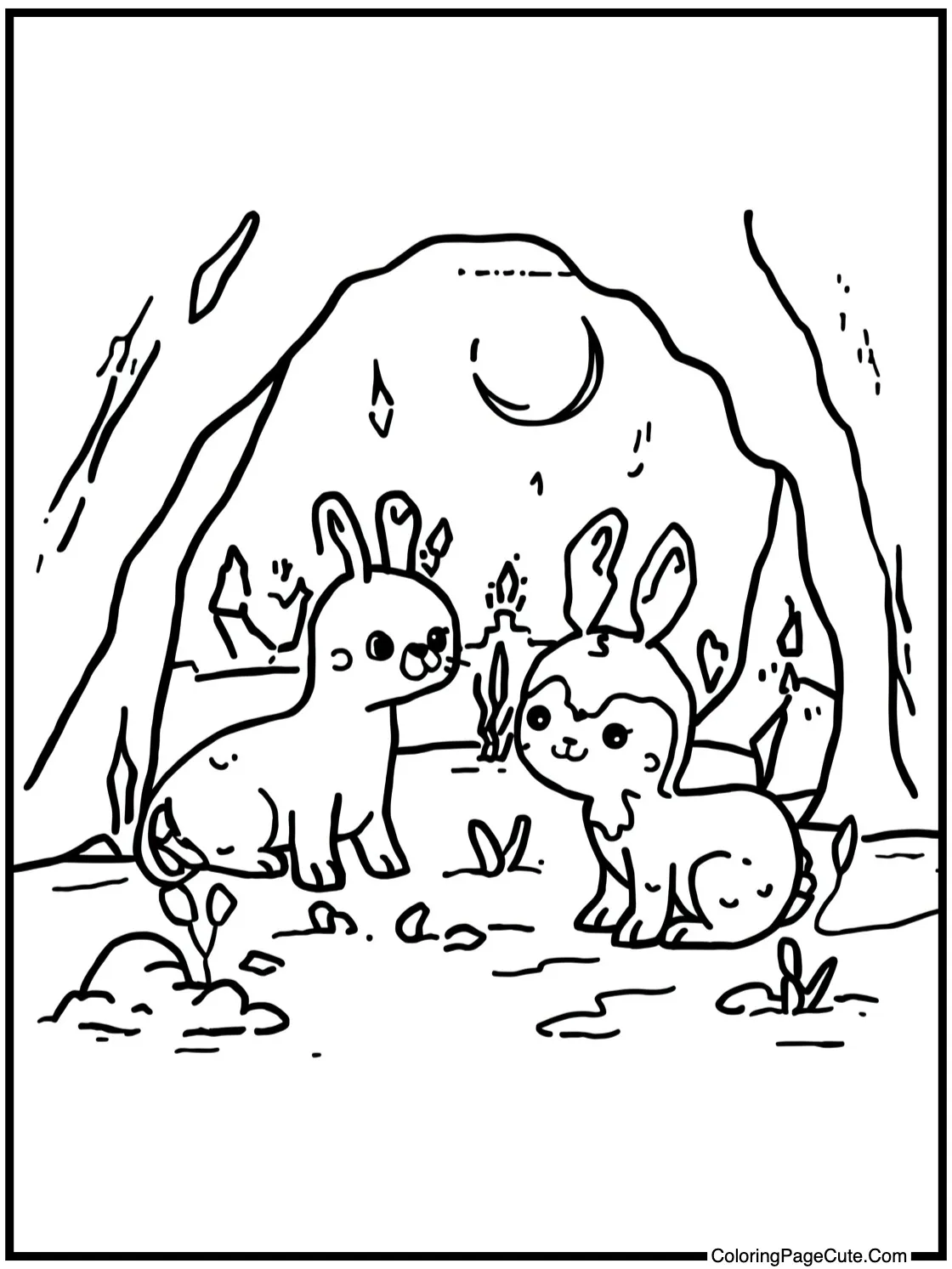 exploring a gentle cave