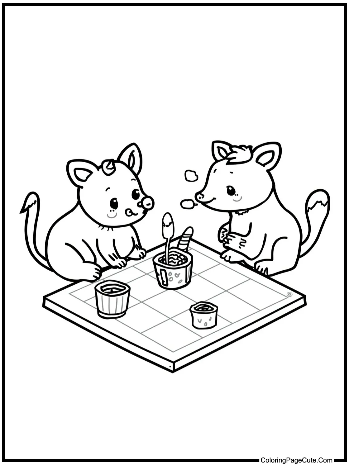 playing board games