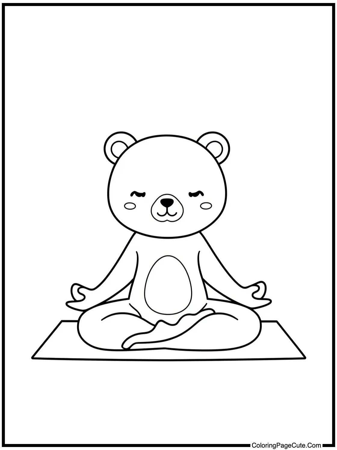 practicing gentle yoga