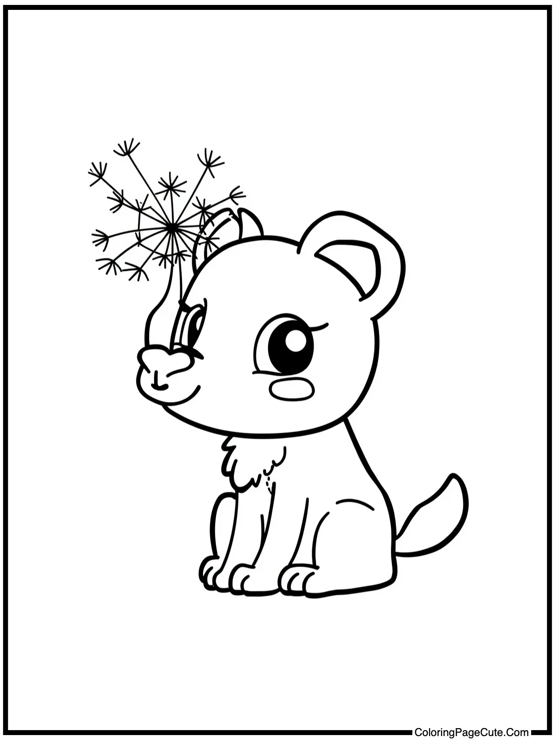 blowing dandelion seeds