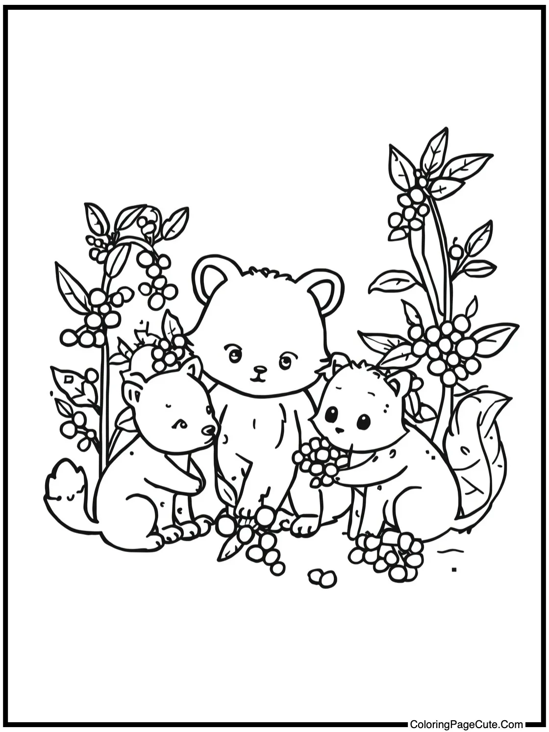 gathering wild berries