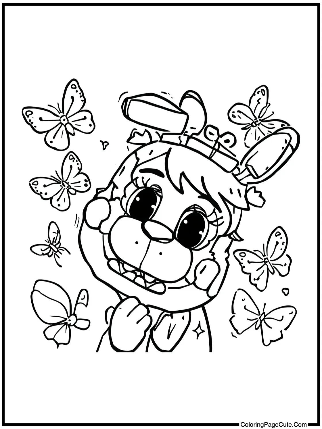 catching butterflies softly