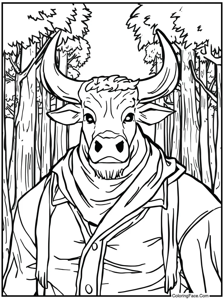 Beef boss burger head