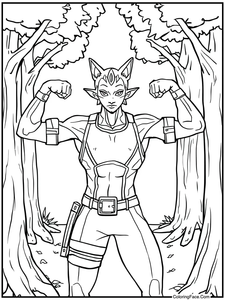 Meowscles strong cat flexing