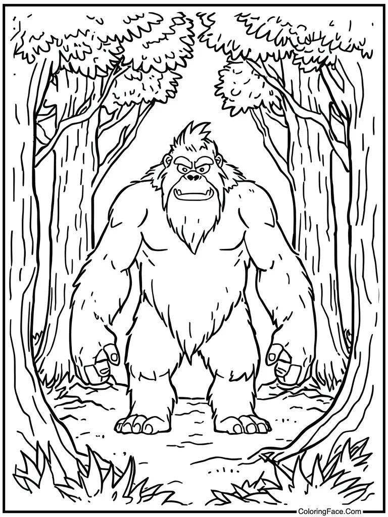 Trog yeti caveman beast