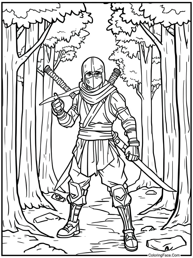 Hybrid dragon ninja warrior