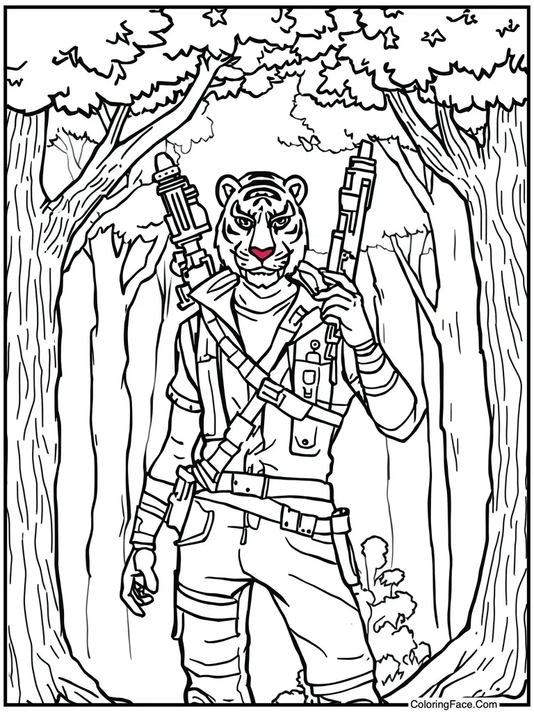 Master key tiger mask